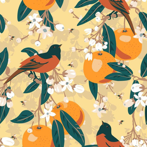 Citrus and birds.