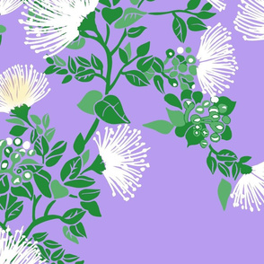 jumbo New 'Ohi'a Lehua Blossom-master-puakea-lilac
