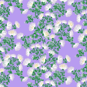 small-New 'Ohi'a Lehua Blossom-puakea-lilac