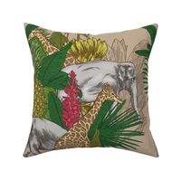 Mixed Safari Jungle Animal Print