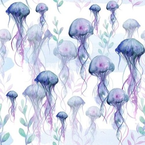 watercolour jellyfish