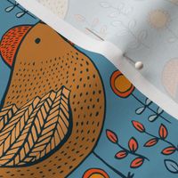 Hens Everywhere {French Blue} large