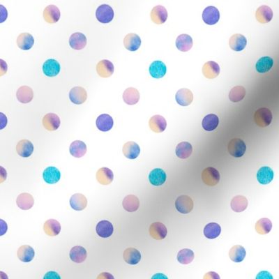 polka dots in pastel colors