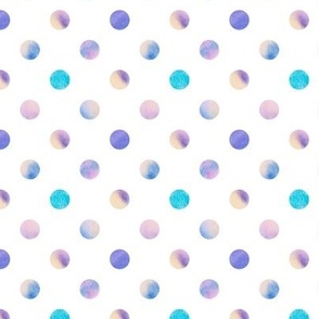 polka dots in pastel colors