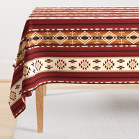 Amber Fire Down Scaled Tribal Stripes