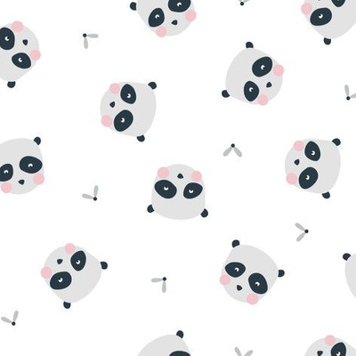 Panda Bear Fabric, Wallpaper and Home Decor | Spoonflower
