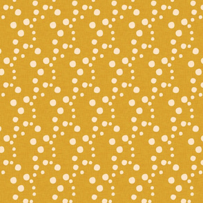 Polka dots mustard