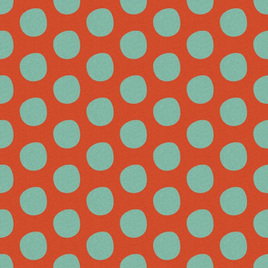 Polka dots Orange