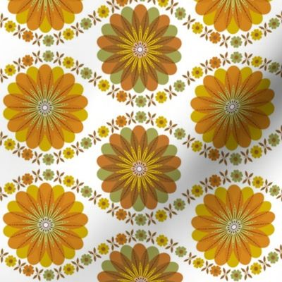 Flower Pattern: Daisy Chain: Natasha Marshall Rotated