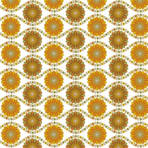 Flower Pattern: Daisy Chain: Natasha Marshall Rotated