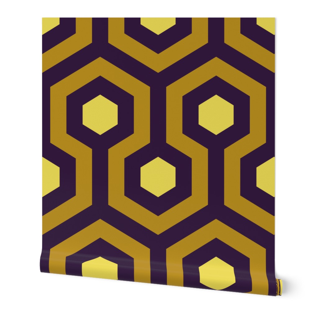 Geometric Pattern: Looped Hexagons: Liz Siegel (standard version)