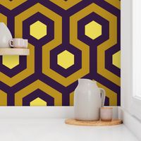 Geometric Pattern: Looped Hexagons: Liz Siegel (standard version)