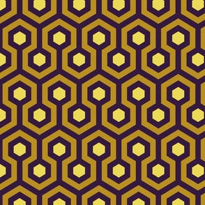 Geometric Pattern: Looped Hexagons: Liz Siegel (standard version)