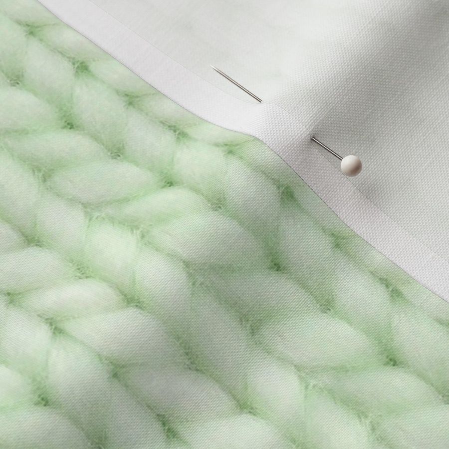 Knitted stockinette - pale lime solid