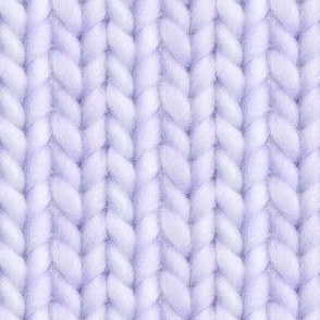 Knitted stockinette - pale violet solid