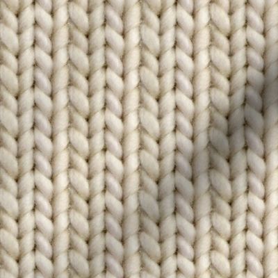 Knitted stockinette - pale brown solid