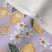 Lemond and Daisy stitch embroidery_Lilac