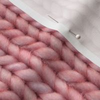 Knitted stockinette - pink solid