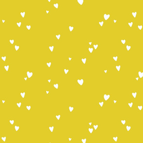 lemon hand drawn hearts