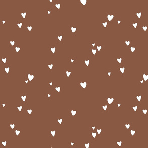hot cocoa hand drawn hearts