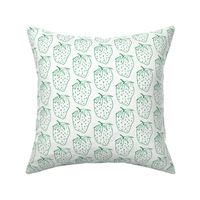 green strawberry outline medium size