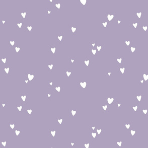 lavender hand drawn hearts