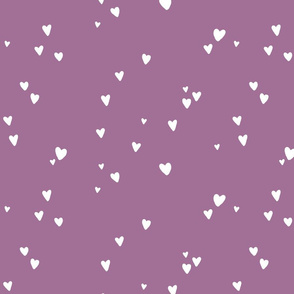wisteria hand drawn hearts