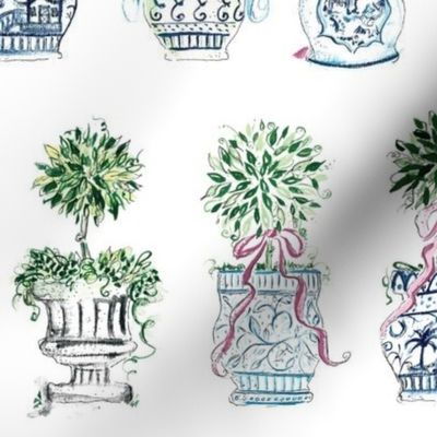 Charming Chinoiserie Topiary banner