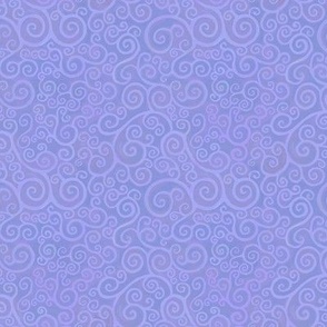 Lilac Celtic spirals