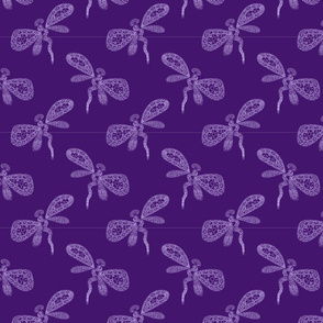 Purple-on-Purple-Dragonfly