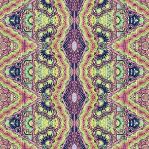 Pseudo Batik Tie Dye Hippie Guru Cloth