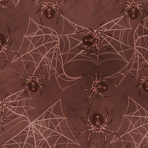 Glowing Spiders sepia 