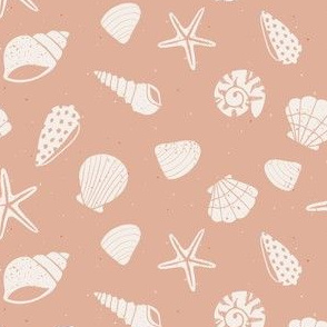 Small // Summer Seashells Pink Sand Shells