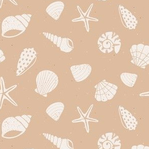 Small // Seashells Sandy Summer Beach Shells
