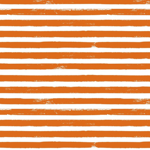 Orange and white ink striped pattern