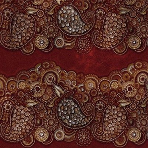 Winter paisley