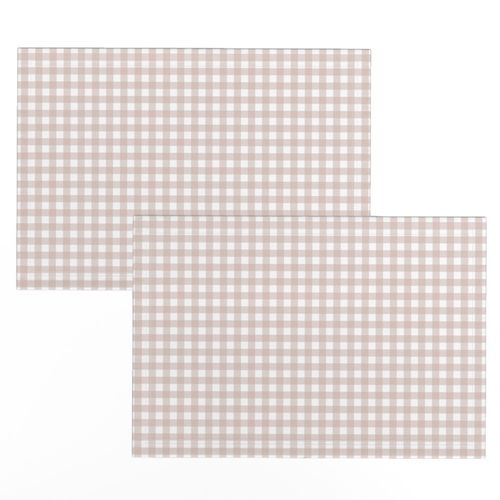 Gingham in Latte