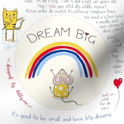 Embroidery - Dream Big Mouse