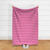 neon pink big linen stripes