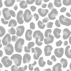 Leopard Spots Medium - Gray Shadow