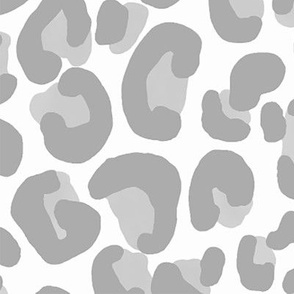 Leopard Spots Large - Gray Shadow