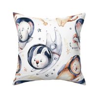 Outer Space  collection.  Baby boy and girl astronaut 10