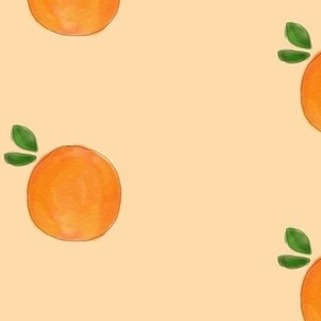 retro baby (watercolor mandarins)