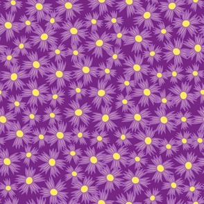 Summer Fleurs 2 Medium on Purple