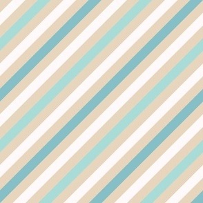 Sand & Surf Diagonal Stripes