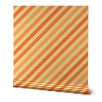 Ombré Diagonal Stripe, Coral