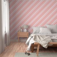 Ombré Diagonal Stripe, Coral