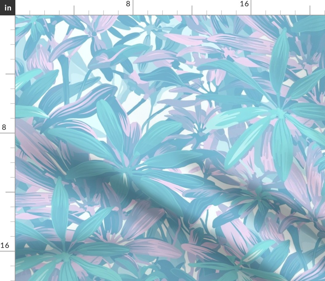 Tropical Mist Wallpaper & Fabric | Small