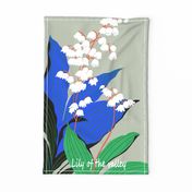 Tea Towel Lily of the valley