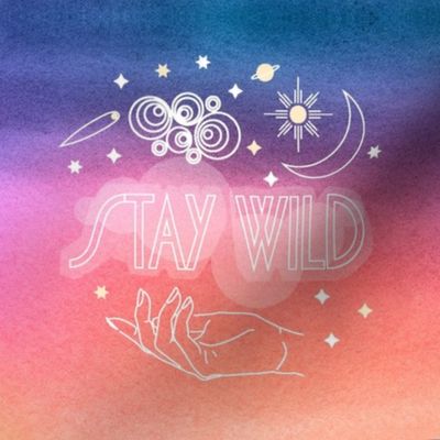 8´´ Stay Wild Embroidery kit